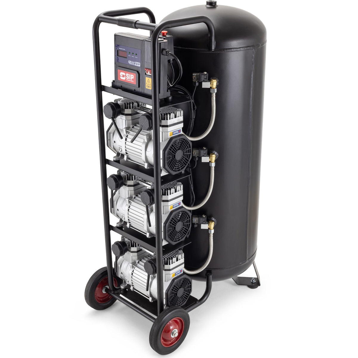 SIP QT AIR® 200L 6hp Ultra Low Noise Oil-Free Vertical Direct Drive Compressor view 2
