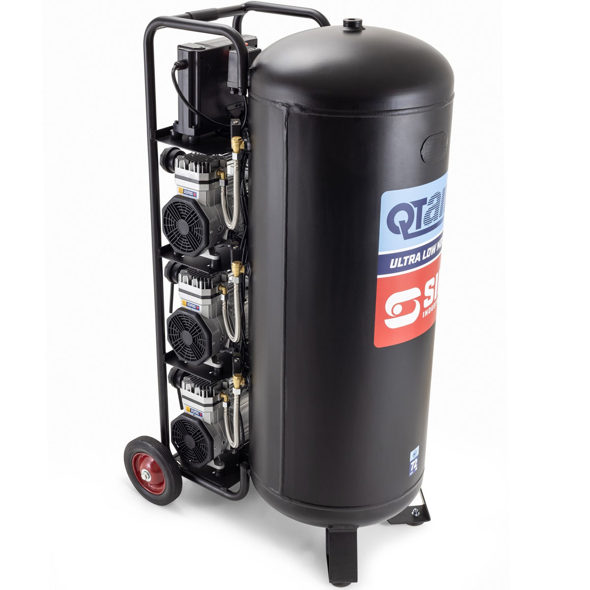 SIP QT AIR® 200L 6hp Ultra Low Noise Oil-Free Vertical Direct Drive Compressor view 6