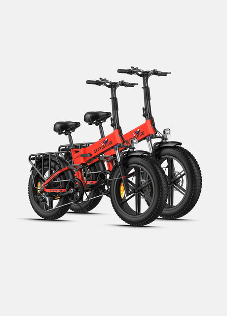 Engwe Engine X Combo Full Suspension Foldable E-bike SKU EngineX-2White