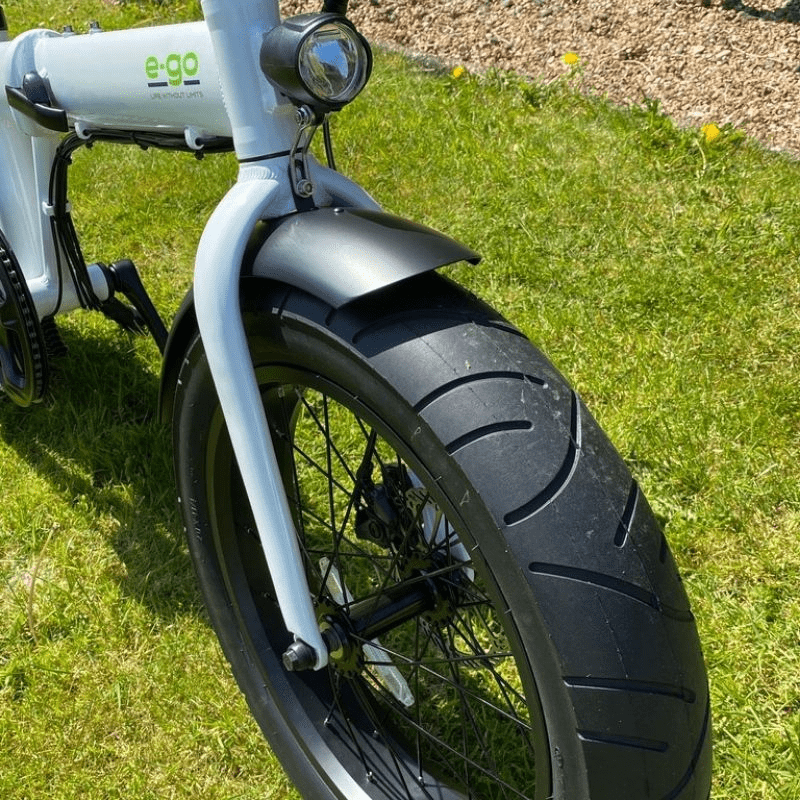 E-Go Max+ Electric Folding Bike w/Rear Racks Bundle 250W SKU EGO-3