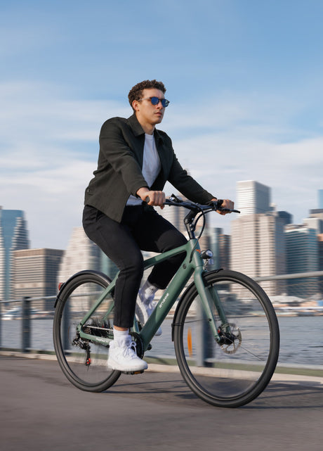 Engwe N1 AIR Ultra-lightweight Long Range Carbon Fiber City Bike SKU N1AIRGR