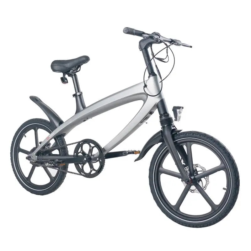 Cruzaa Electric Bike 240W City E-Bike Carbon Black Bluetooth Speakers SKU E-BYKE-BLACK