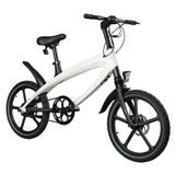 Cruzaa Electric Bike 240W City E-Bike Racing White Bluetooth Speakers SKU E-BYKE-WHITE