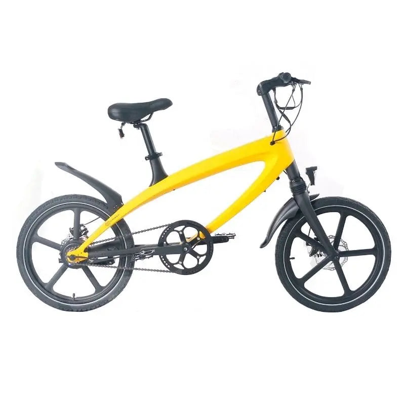 Cruzaa Electric Bike 240W City E-Bike Solarbeam Yellow Bluetooth Speakers SKU E-BYKE-YELLOW