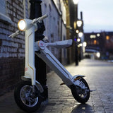 Cruzaa Scoota 250W Electric Scooter Racing White Bluetooth Speaker SKU SCOOTAW