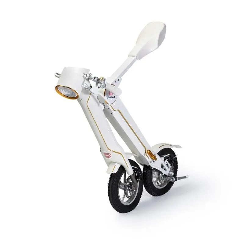 Cruzaa Scoota 250W Electric Scooter Racing White Bluetooth Speaker SKU SCOOTAW