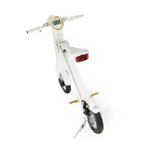 Cruzaa Scoota 250W Electric Scooter Racing White Bluetooth Speaker SKU SCOOTAW