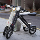 Cruzaa Scoota 250W Electric Scooter Racing White Bluetooth Speaker SKU SCOOTAW