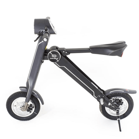 Cruzaa E-Scooter PRO Racing w/ Built-in Speakers, Bluetooth 350W SKU CruzaaE-ScooterPRO