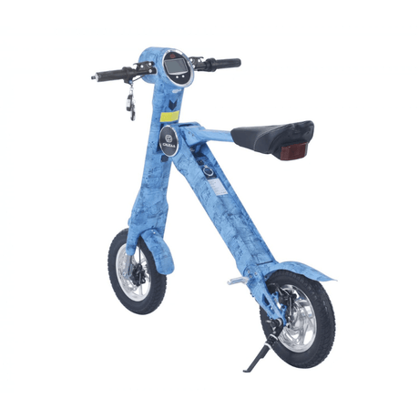 Cruzaa Limited Edition 350W E-Scooter Pro w/ Built-in Speakers, Bluetooth SKU CruzaaLEDenim