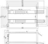 Garage Equipment 5.5 Tonne 5.2 Metre 4 Post Wheel Alignment Car Lift SKU GEO089