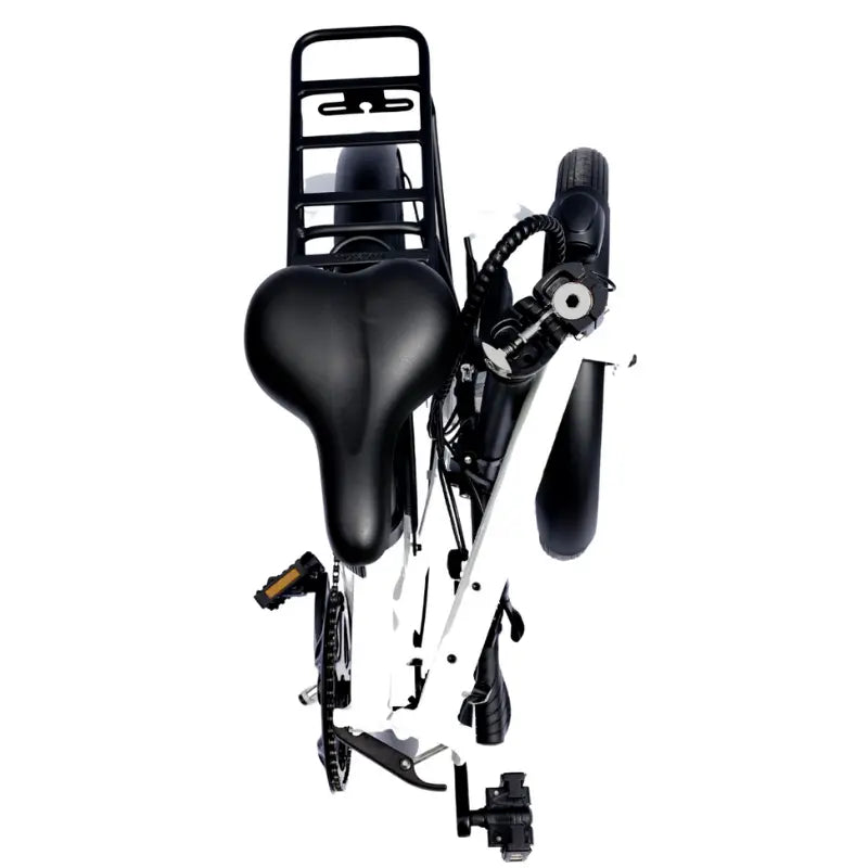 E-GO Bike Lite Folding 250W Electric Bike w/ Rear Rack SKU E-LFRR
