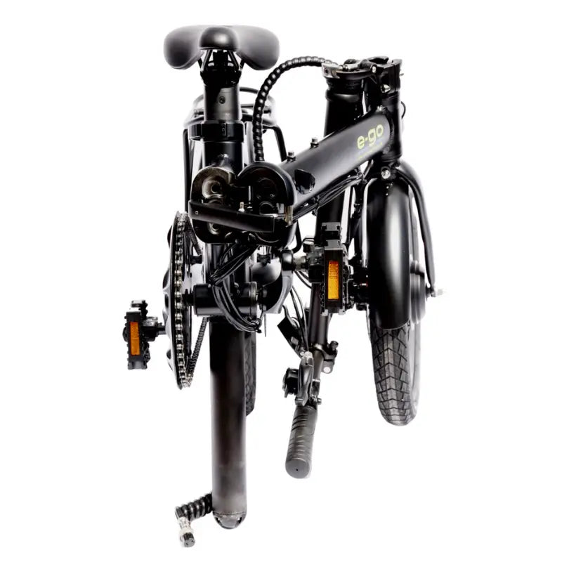E-GO Bike Lite Folding 250W Electric Bike w/ Rear Rack SKU E-LFRR