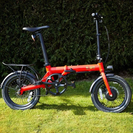 E-GO Bike Lite+ w/ Rear Rack Folding Electric Bike SKU E-LPFRR