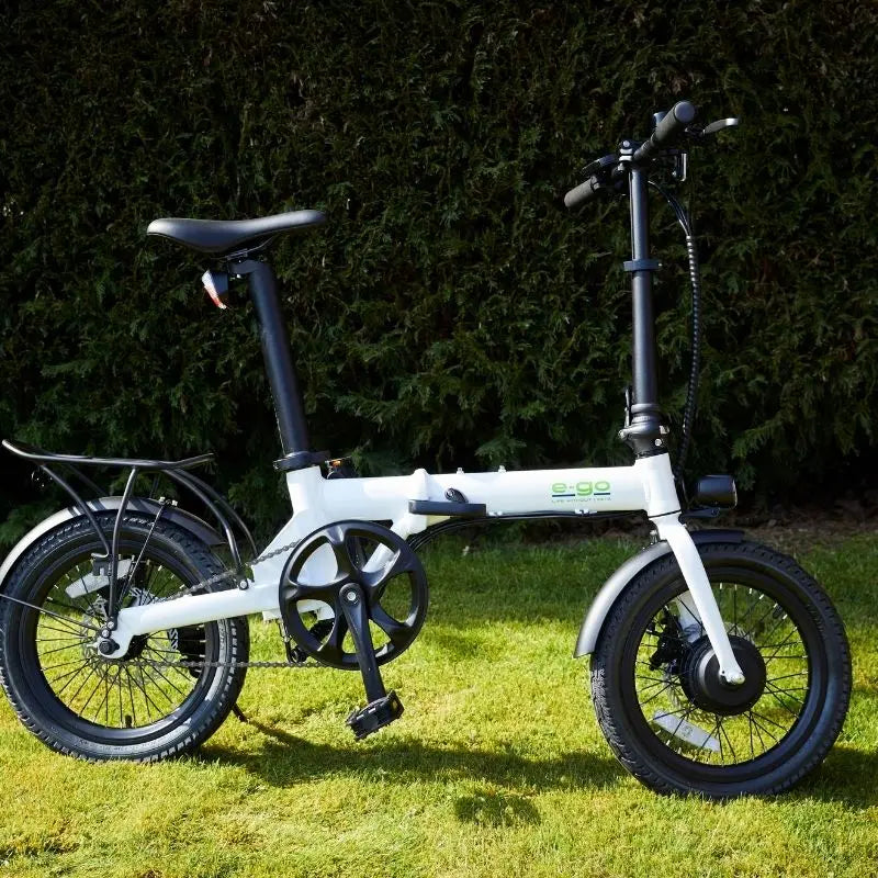 E-GO Bike Lite+ w/ Rear Rack Folding Electric Bike SKU E-LPFRR