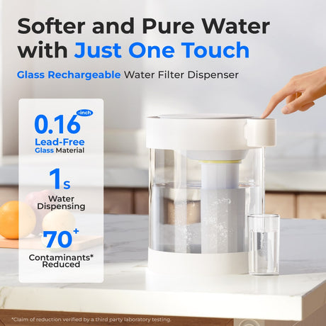 Waterdrop Glass Electric Water Filter Dispenser SKU WD-ED12W