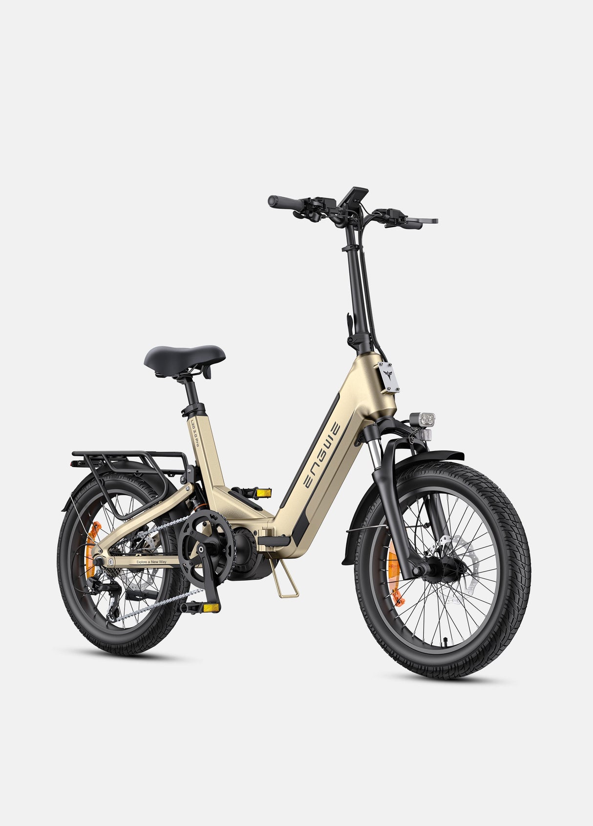 Engwe L20 3.0 Pro Mid-drive Motor Full Suspension Compact E-bike SKU UKL2030PROBK