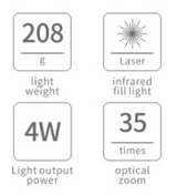 CZI Infrared Laser Zoom Spotlight Gimbal, for DJI Matrice 30 Series SKU IR3