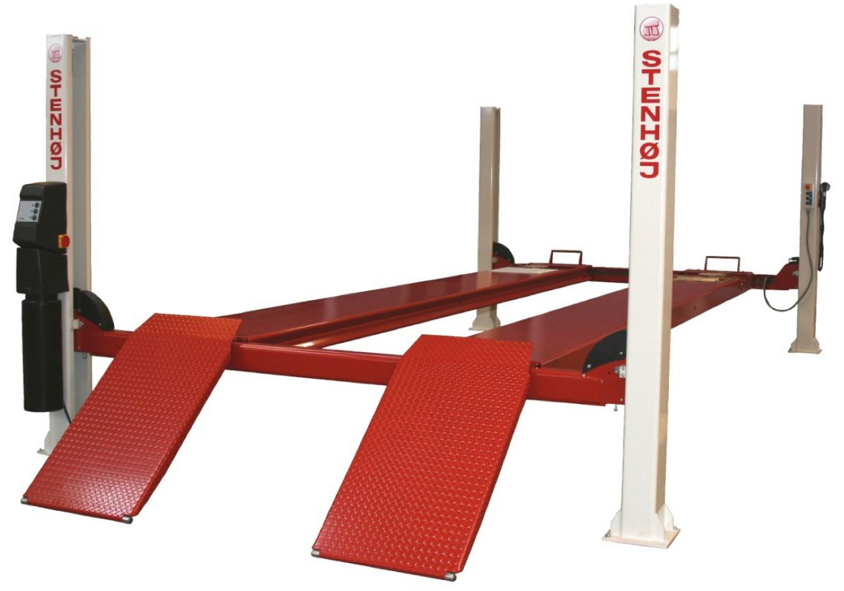 Stenhoj Major 4026 4 Post ATL MOT Lift 4026-47ATL