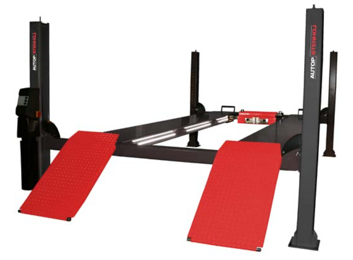 Stenhoj Major 6230 4 Post Lift, Electro-Hydraulic w/ 6000mm Platforms 6230-60S