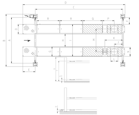 Stenhoj Major 4030 4 Post ATL MOT Lift 4030-54ATL