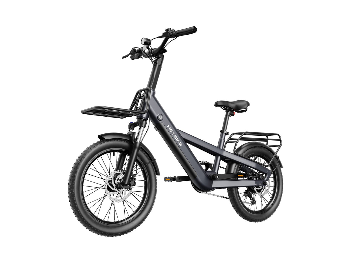 Heybike Compact Sport Cargo Bike SKU EC-Compact-Sport-G
