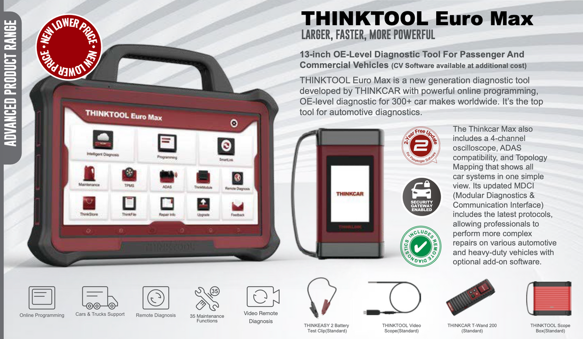 Thinkcar Thinktool Euro Max TKT06 Diagnostic Scan Tool