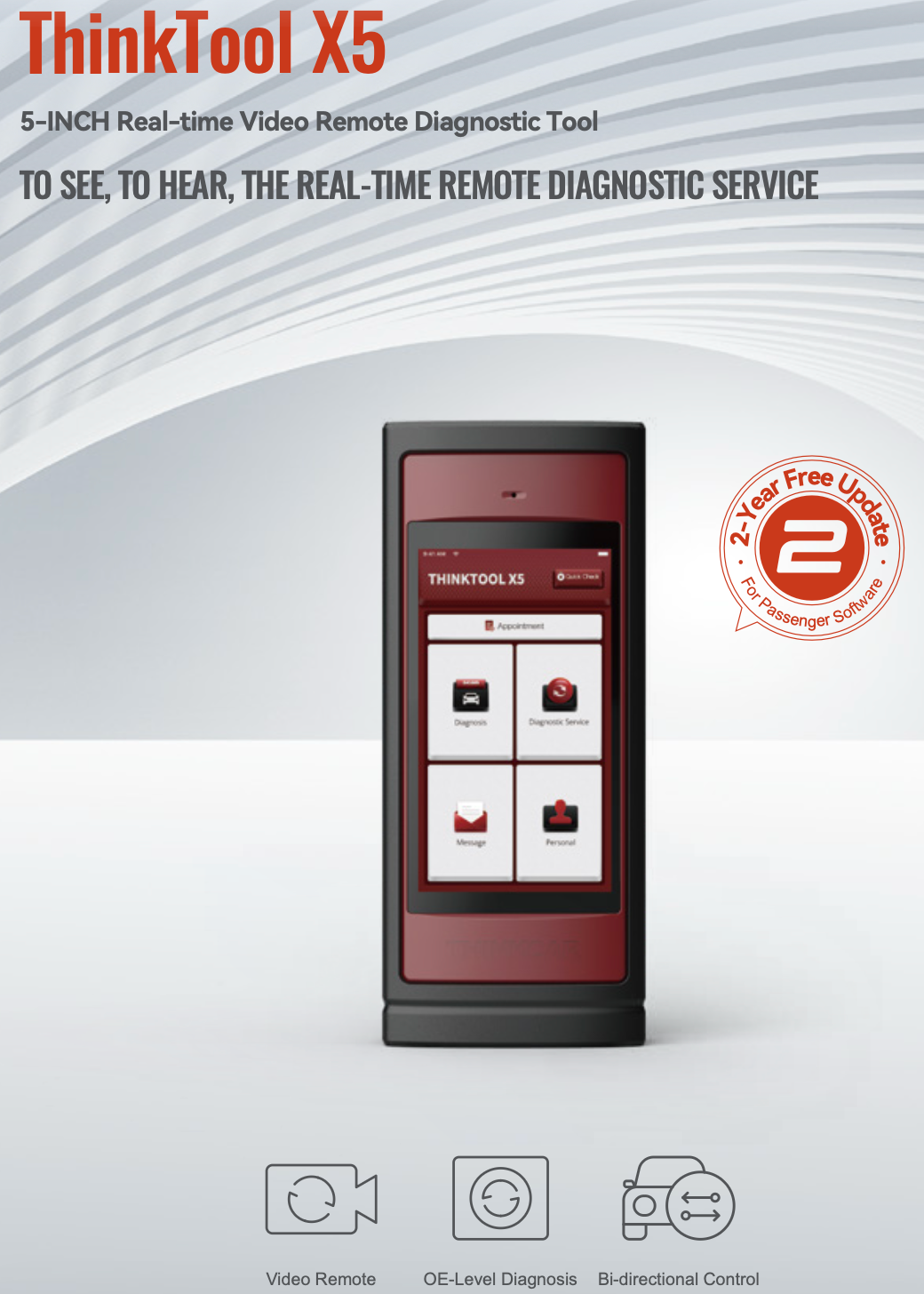 Thinkcar Thinktool X5 Diagnostic Remote Support Tool TKTX5