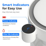 Waterdrop Lead-Free Glass Water Filter Dispenser SKU WD-ED10TW