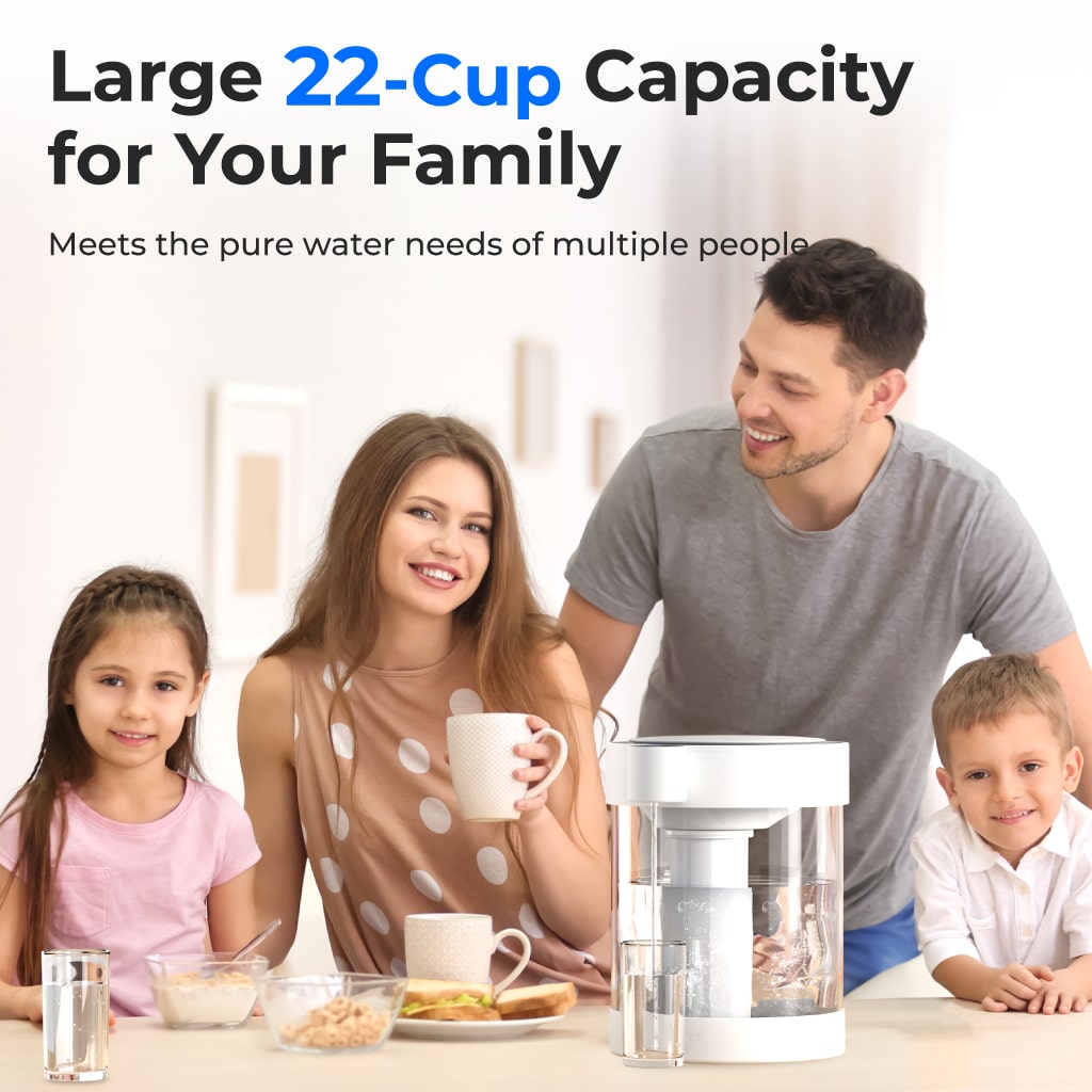 Waterdrop Lead-Free Glass Water Filter Dispenser SKU WD-ED10TW