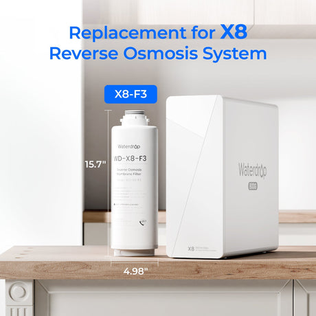 Waterdrop X8 Reverse Osmosis System Filter SKU WD-X8-F3