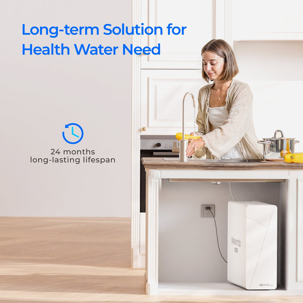 Waterdrop X8 Reverse Osmosis System Filter SKU WD-X8-F3