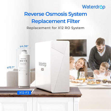Waterdrop X12 Reverse Osmosis System Filter SKU UK-WD-X12-F3