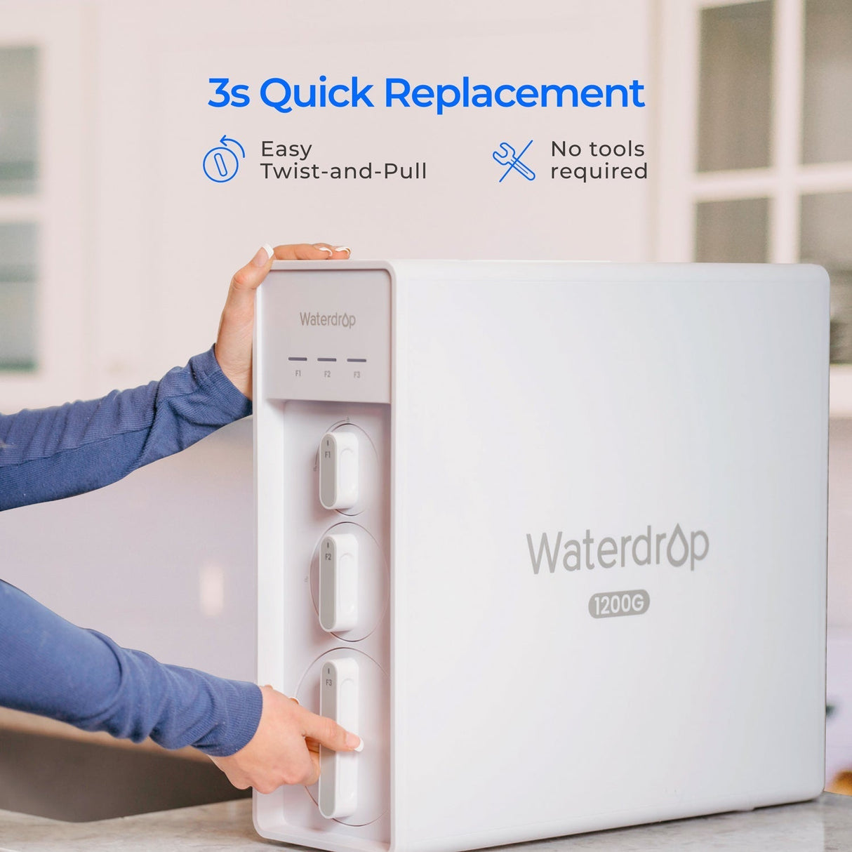 Waterdrop X12 Reverse Osmosis System Filter SKU UK-WD-X12-F3