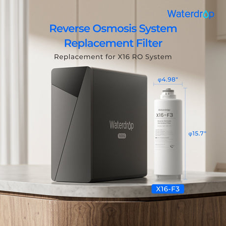 Waterdrop X16 Reverse Osmosis System Filter SKU UK-WD-X16-F3