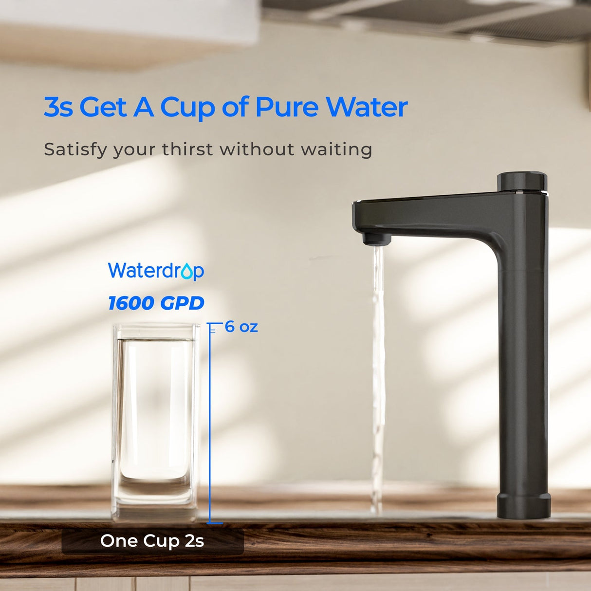 Waterdrop X16 Reverse Osmosis System Filter SKU UK-WD-X16-F3