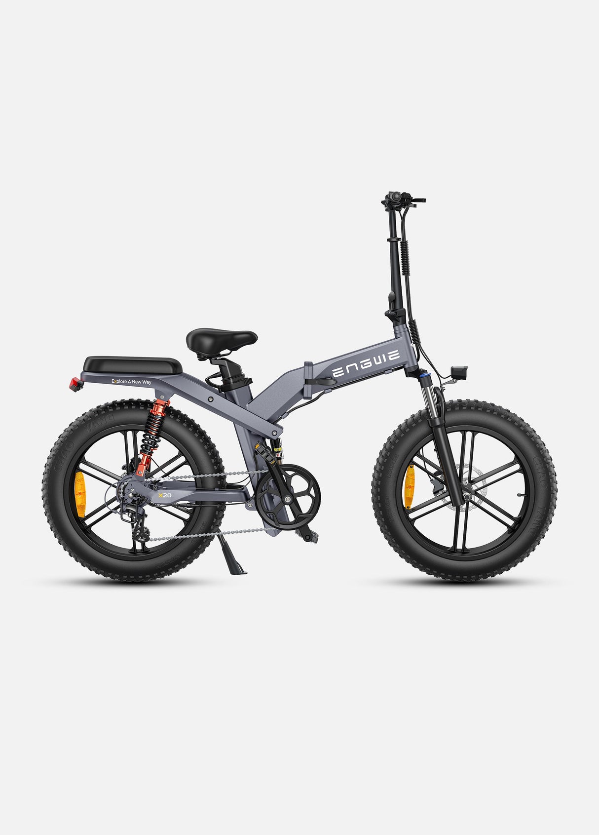 Engwe X24 All Terrain Foldable Electric Bike SKU X24-Grey