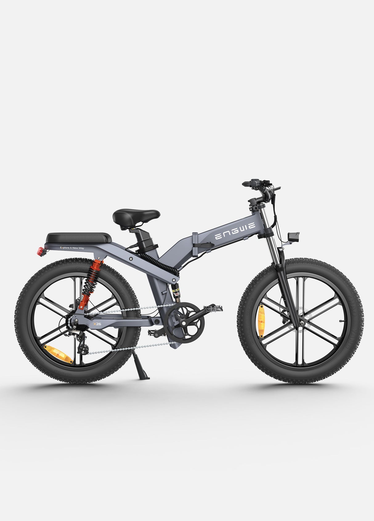 Engwe X24 All Terrain Foldable Electric Bike SKU X24-Grey