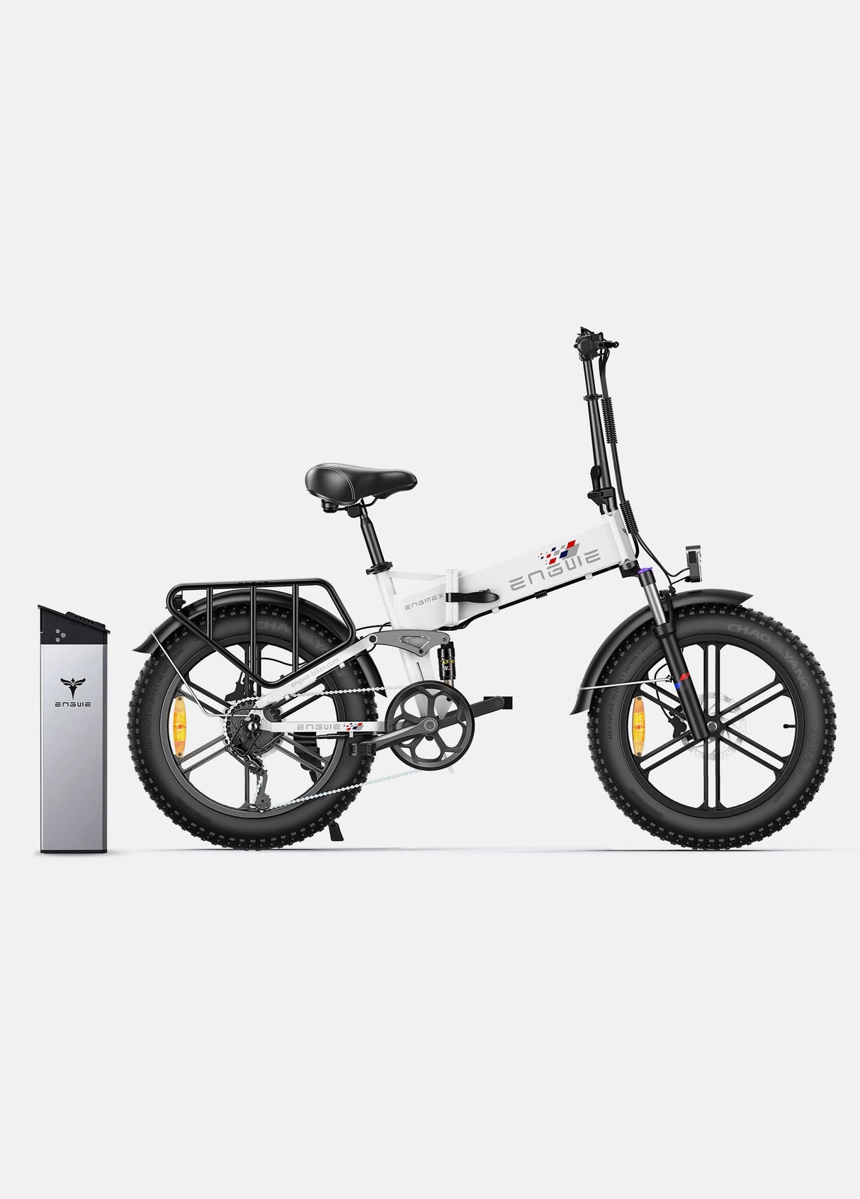 Engwe Engine X Combo Full Suspension Foldable E-bike SKU EngineX-2White