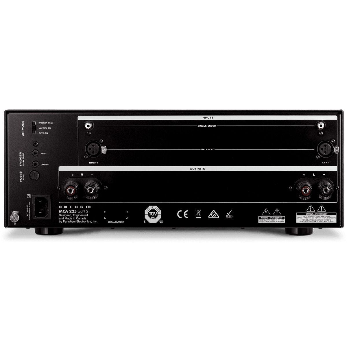 Anthem MCA 225 2 Channel Power Amplifier SKU 1412000027