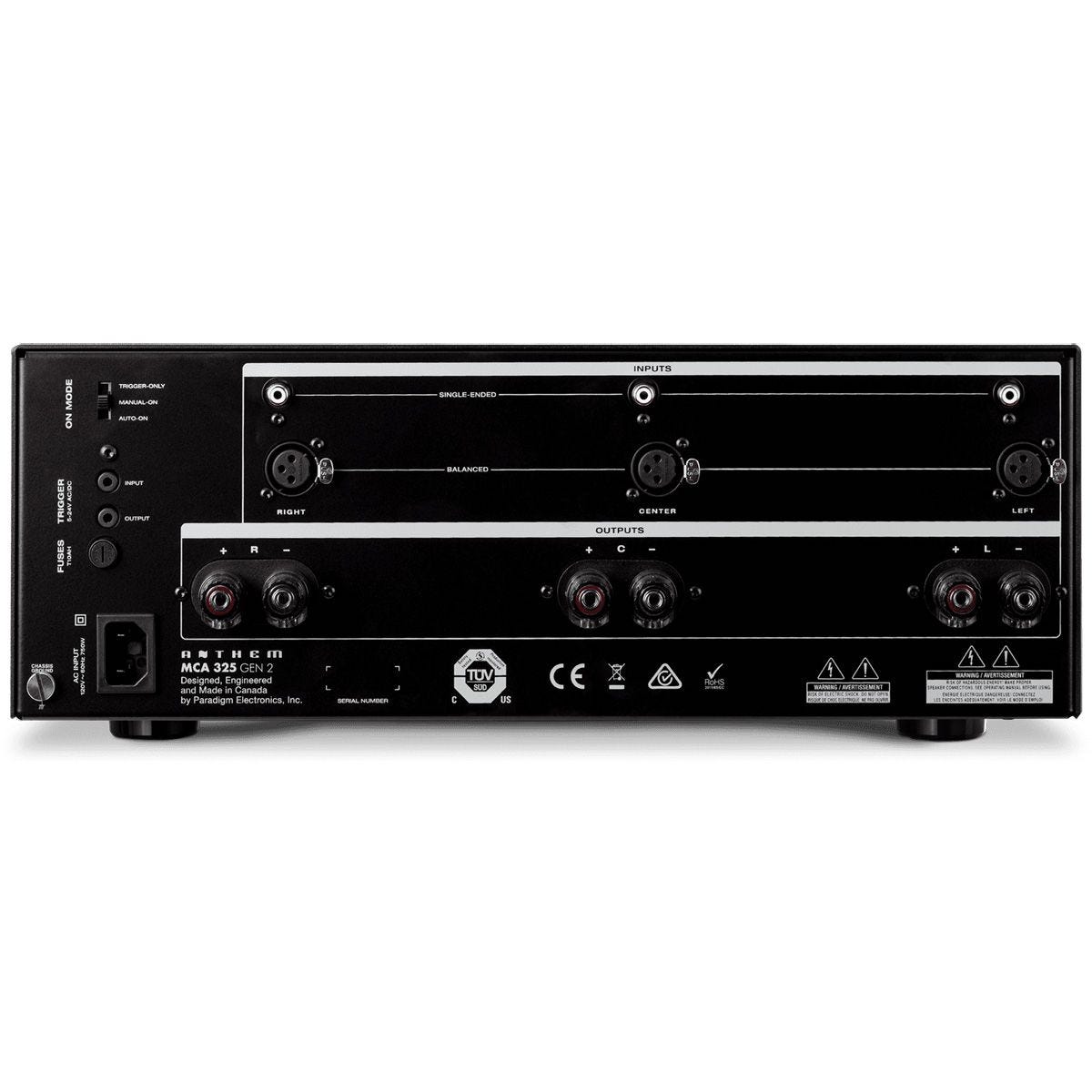 Anthem MCA 325 Power Amplifier SKU 1412000030