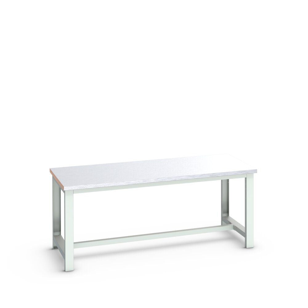 Bott Cubio Framework Bench (Steel Clad), 2000x900x840mm, light grey