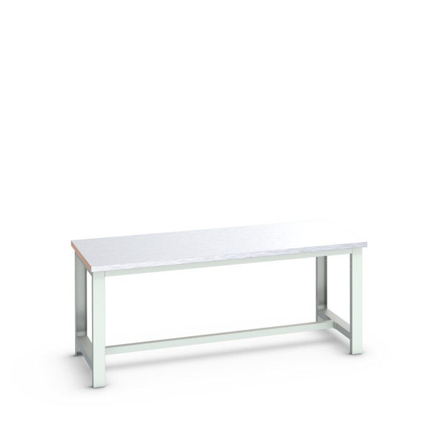 Bott Cubio Framework Bench (Steel Clad), 2000x900x840mm, light grey