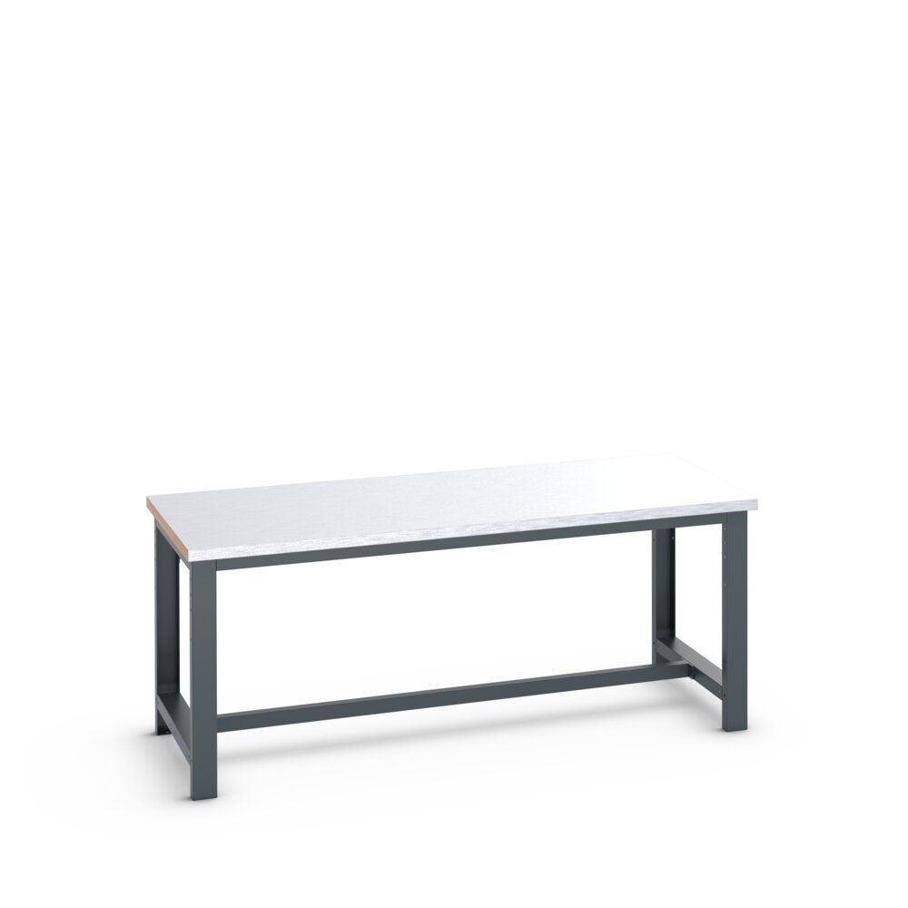Bott Cubio Framework Bench (Steel Clad), 2000x900x840mm, anthracite grey
