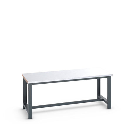 Bott Cubio Framework Bench (Steel Clad), 2000x900x840mm, anthracite grey
