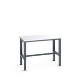 Bott Cubio Framework Bench (Steel Clad), 1500x900x740-1140mm, anthracite grey