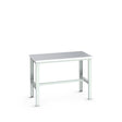 Bott Cubio Framework Bench (Stainless Steel), 1500x900x740-1140mm, light grey