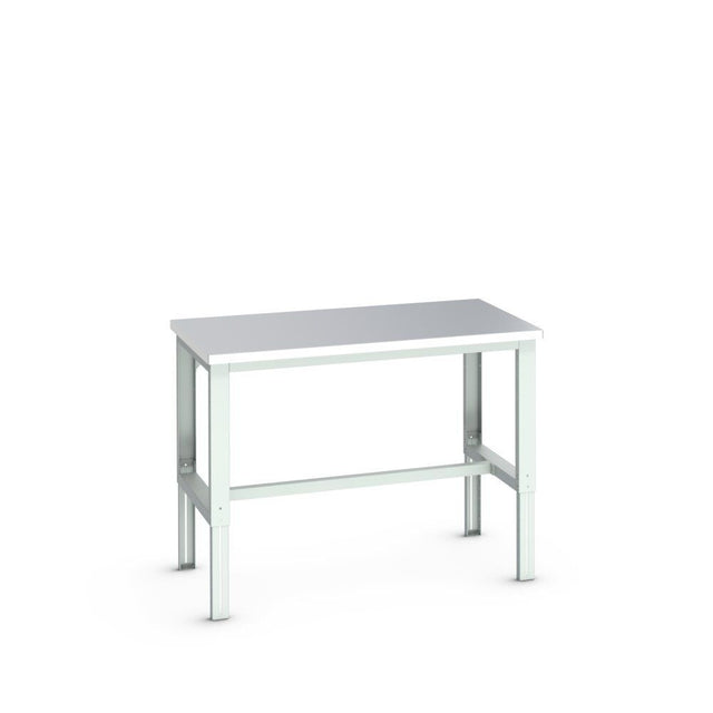 Bott Cubio Framework Bench (Stainless Steel), 1500x900x740-1140mm, light grey
