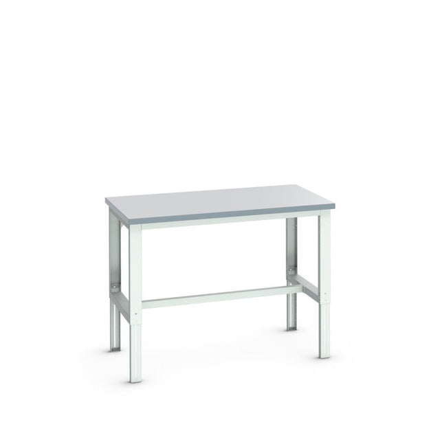 Bott Cubio Framework Bench (ESD Laminate) Adjustable Height, 1500x900x740-1140mm, light grey