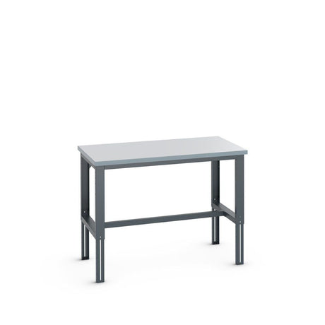 Bott Cubio Framework Bench (ESD Laminate) Adjustable Height, 1500x900x740-1140mm, anthracite grey